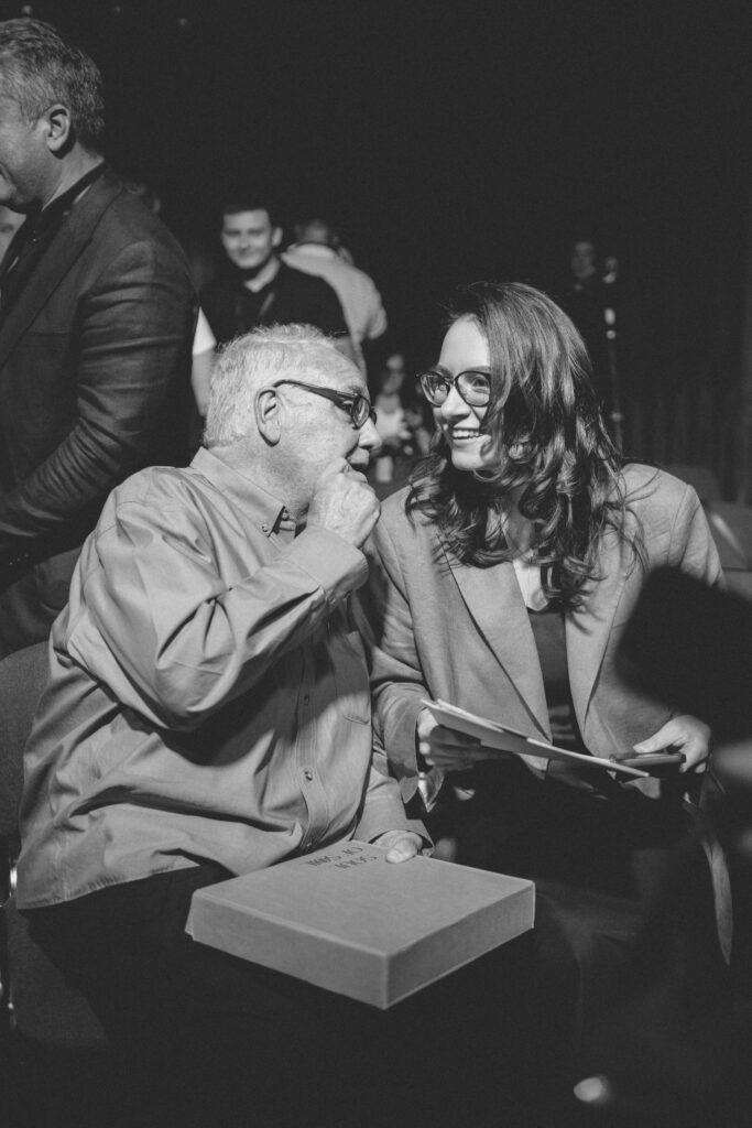 Mr Buffet and First Deputy Prime Minister of Ukraine Yulia Svyrydenko