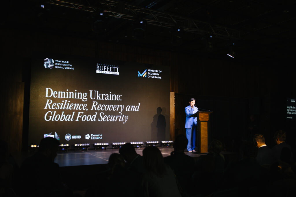 Demining Conference - speech with screen presentation